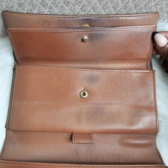 AUTHENTIC Louis Vuitton Portefeuille International Brown Monogram long wallet - Picture 7 of 13
